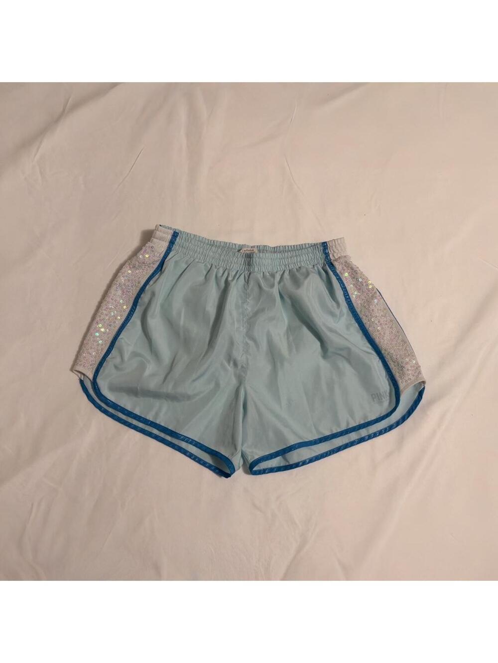 Victoria's Secret PINK light blue shorts